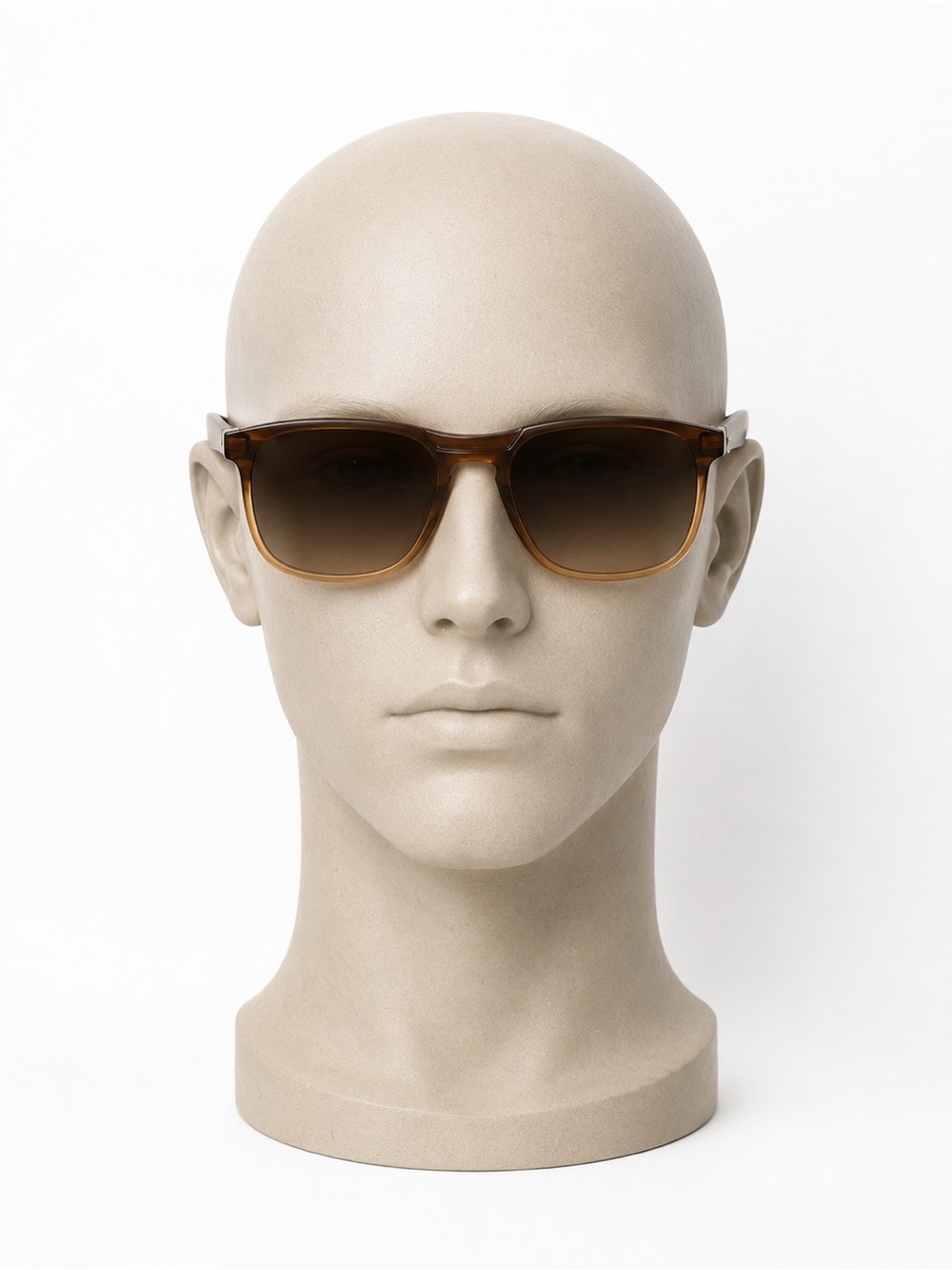 Full Inclusion Vintage Frames Smoke Gradient Sunglasses